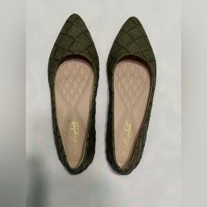 Olive Green Flats by